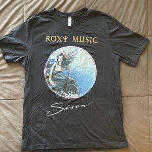 XL Roxy Music Concert T-Shirt- Never Worn